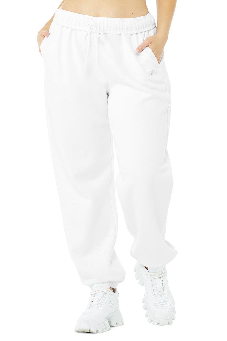 Accolade Sweatpant - White Female Product Image