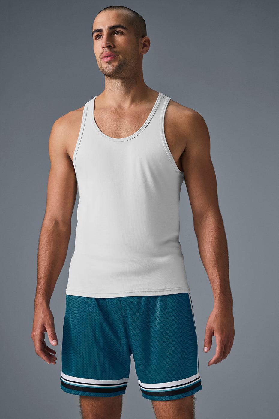 Everyday Modal Rib Tank - White Male Product Image