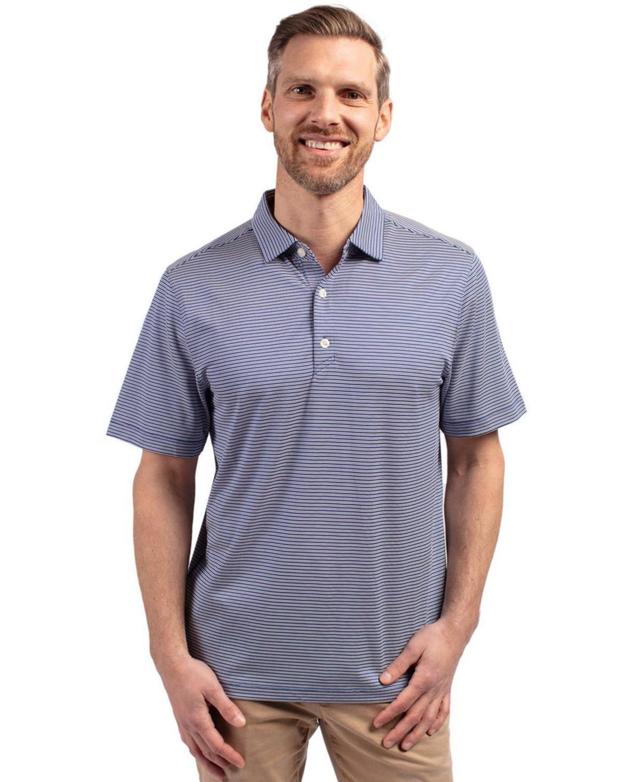 CutterBuck Mens Cutter & Buck Forge Eco Double Stripe Stretch Recycled Polo Shirt - Fresh mint Product Image