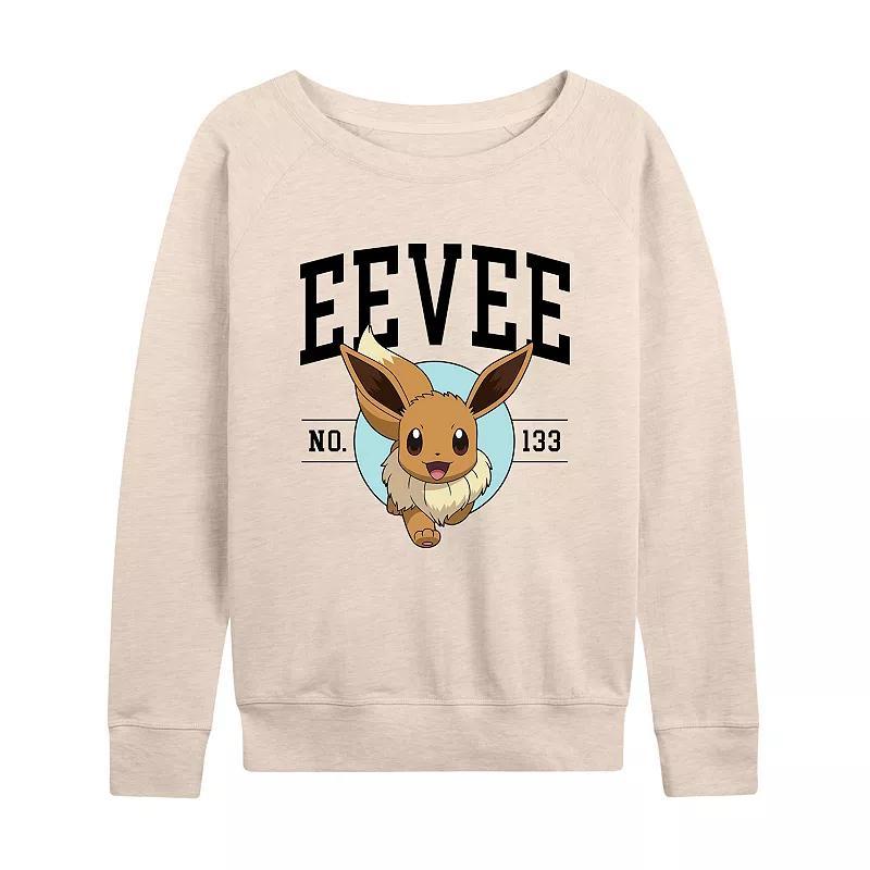 Plus Pokemon Eevee Collegiate Graphic Pullover, Womens Product Image