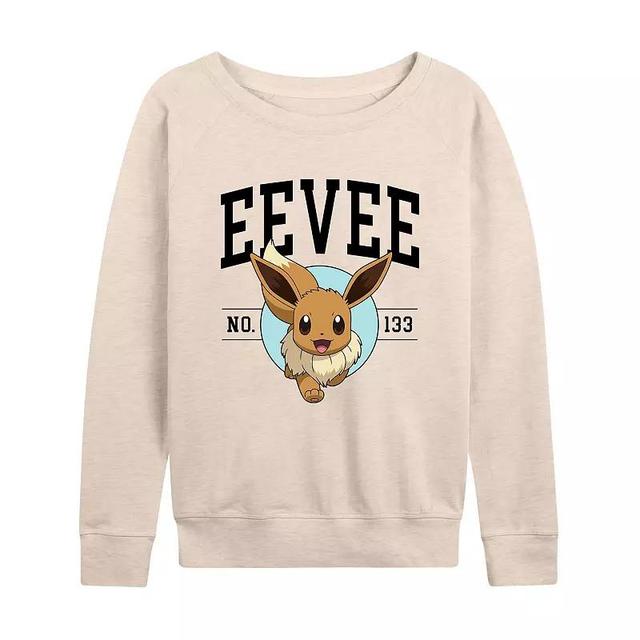 Womens Pokemon Eevee Collegiate Slouchy Graphic Sweatshirt Product Image