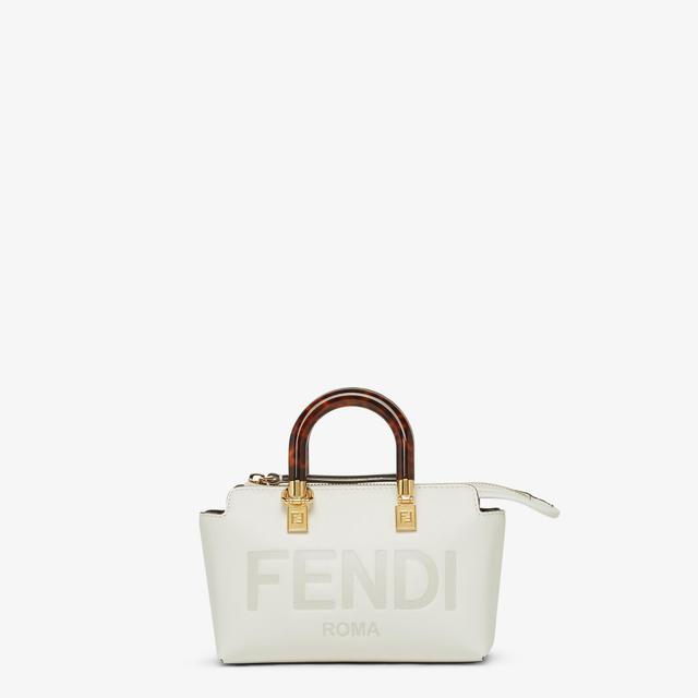 By The Way MiniSmall white leather Boston bag Product Image