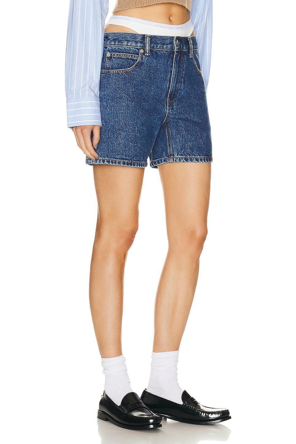 Alexander Wang Loose Short in Blue Product Image