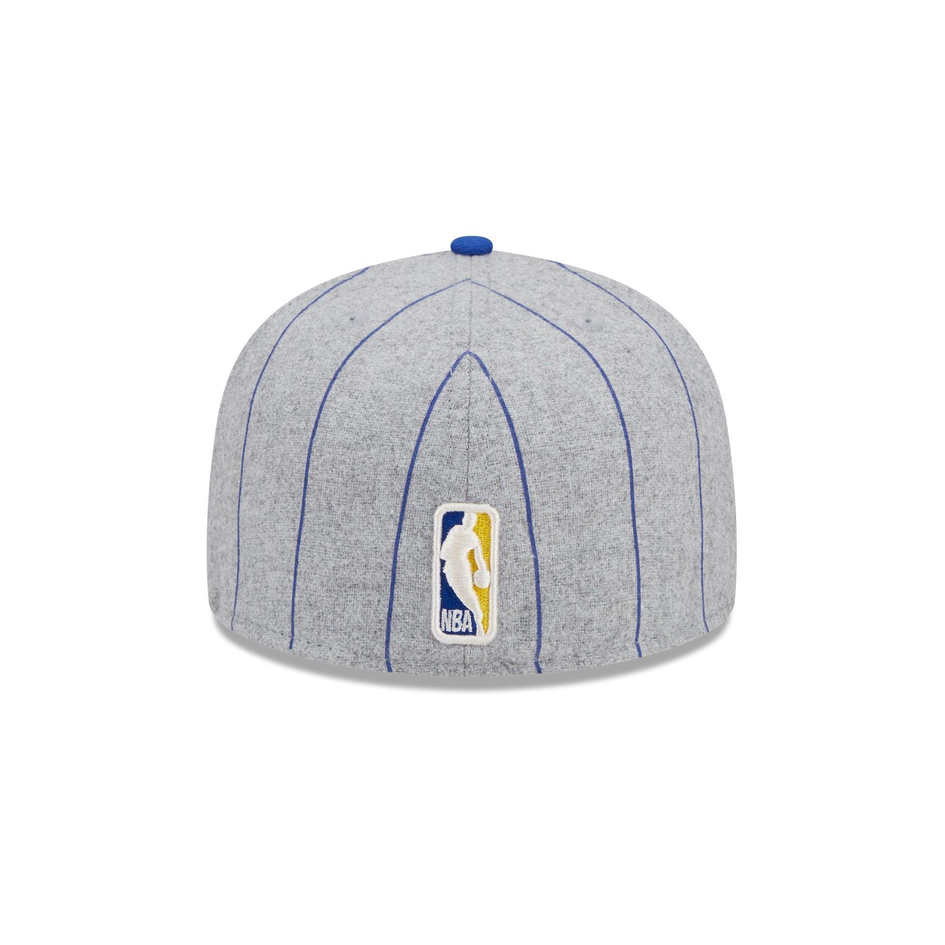 Golden State Warriors Heather Pinstripe 59FIFTY Fitted Hat Male Product Image