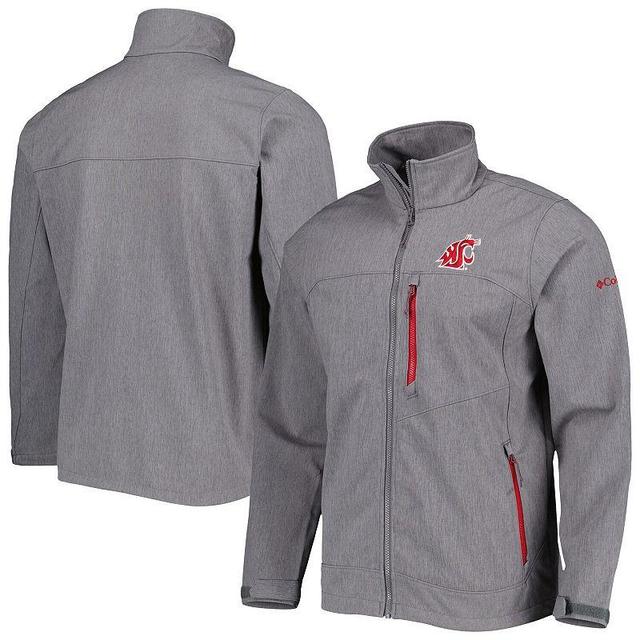 Mens Columbia Gray Washington State Cougars Ascender II Full-Zip Jacket Product Image