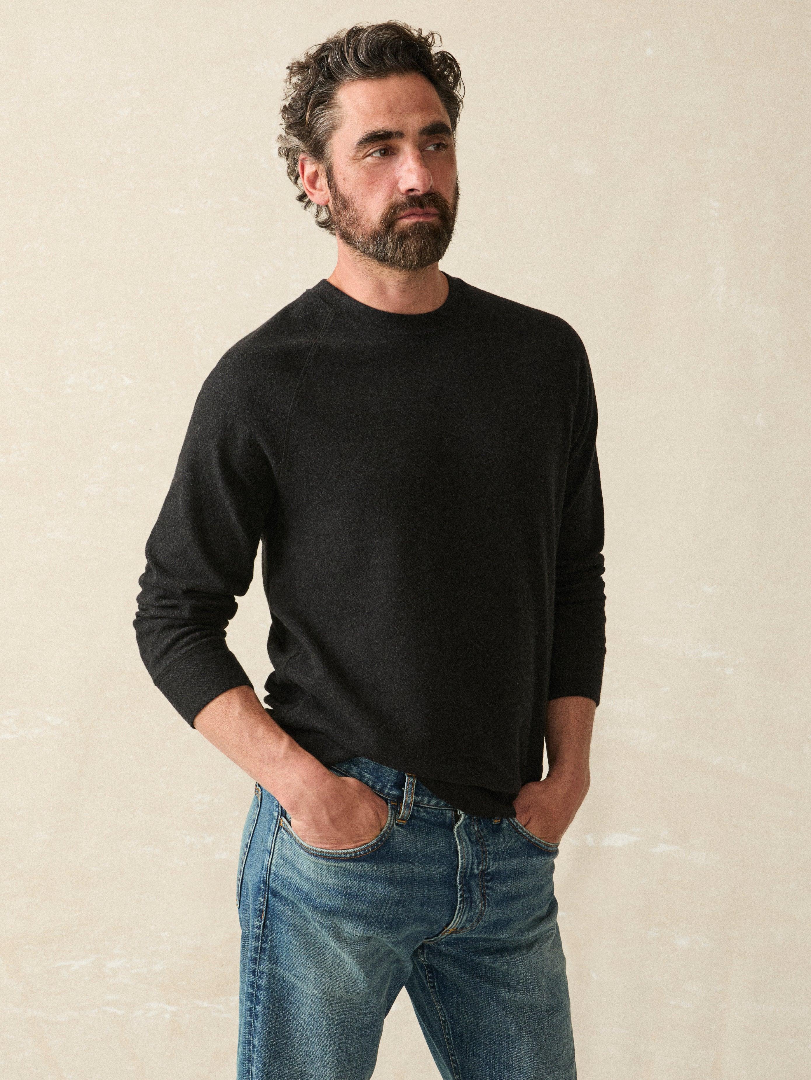 Legend™ Sweater Crew - Heathered Black Twill Male Product Image