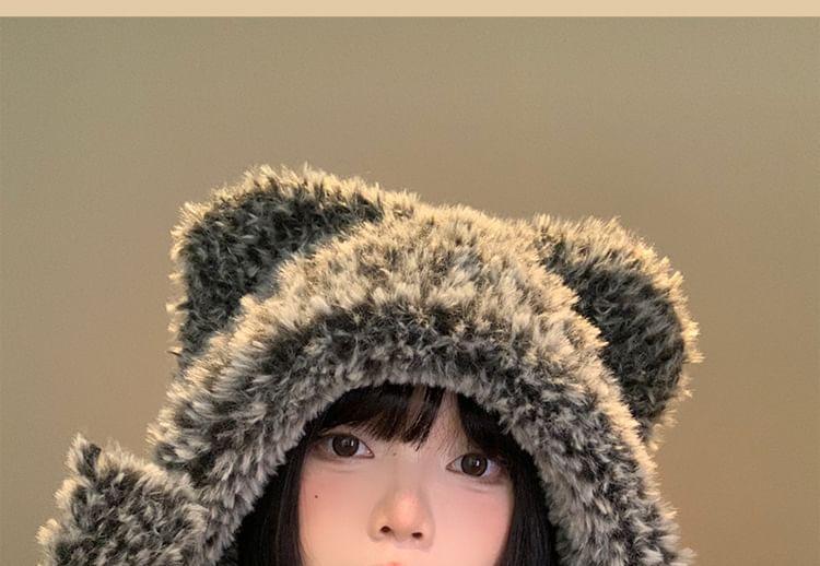 Bear Ear Knit Hat Product Image