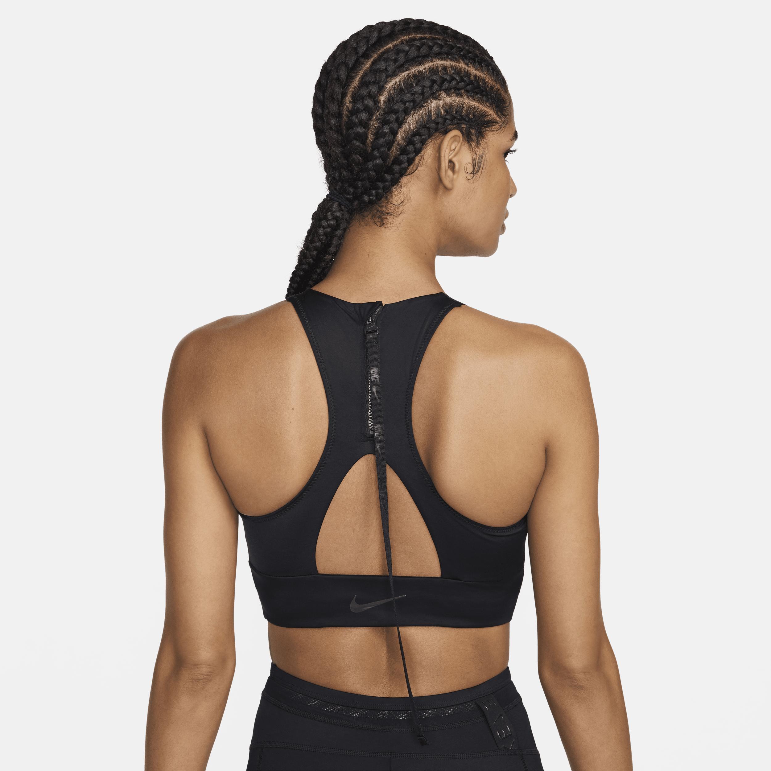 Nike Women's Swim Hydralock Fusion High-Neck Midkini Top Product Image