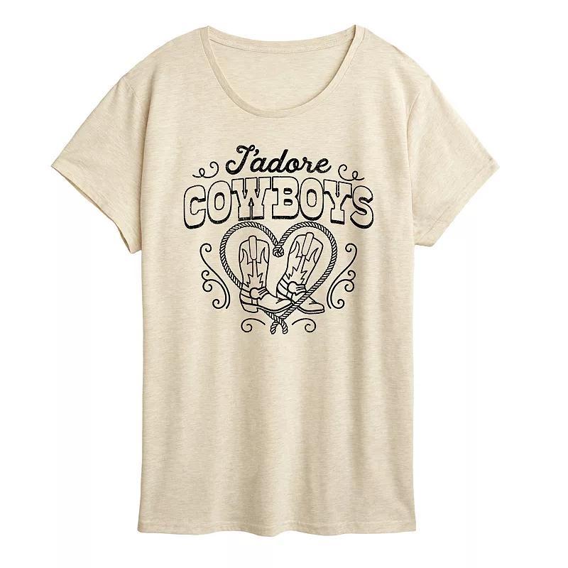 Womens Jadore Cowboys Graphic Tee Product Image