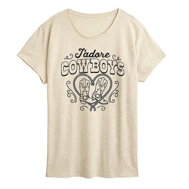 Womens Jadore Cowboys Graphic Tee Product Image