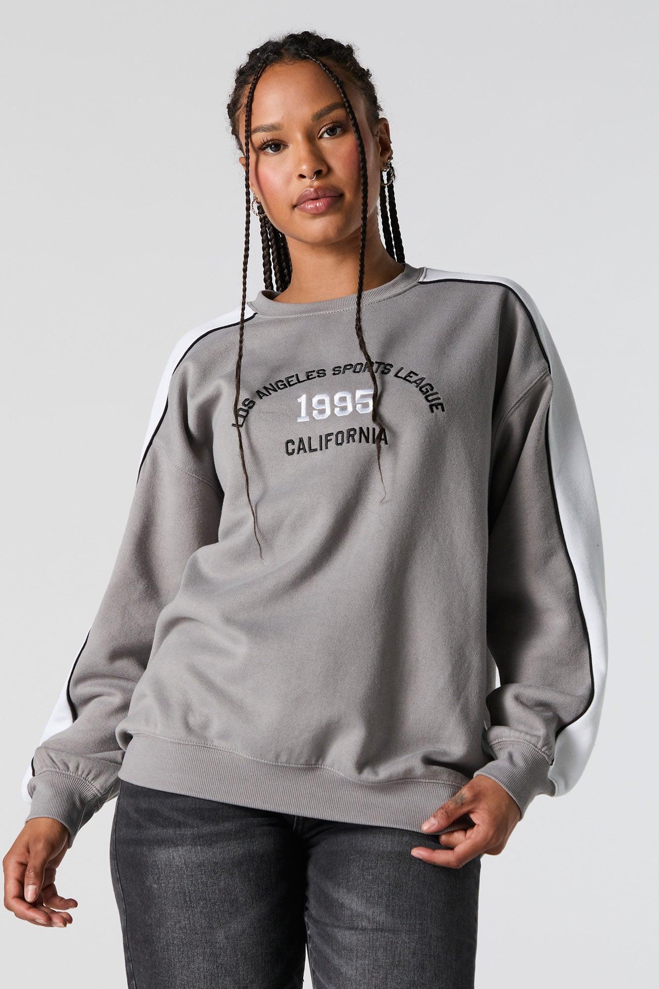 Sporty Graphic Colourblock Sweatshirt Female product image