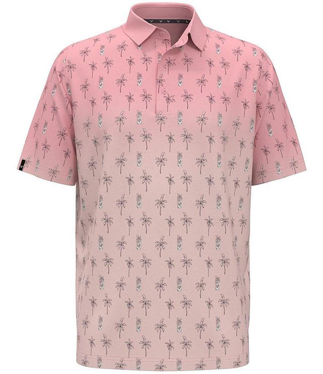 Callaway Ombre Mojito Print Short Sleeve Polo Golf Shirt Product Image