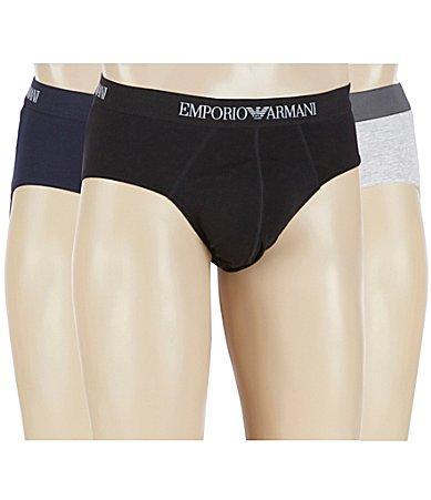 Emporio Armani Pure Cotton Briefs Assorted 3 Product Image