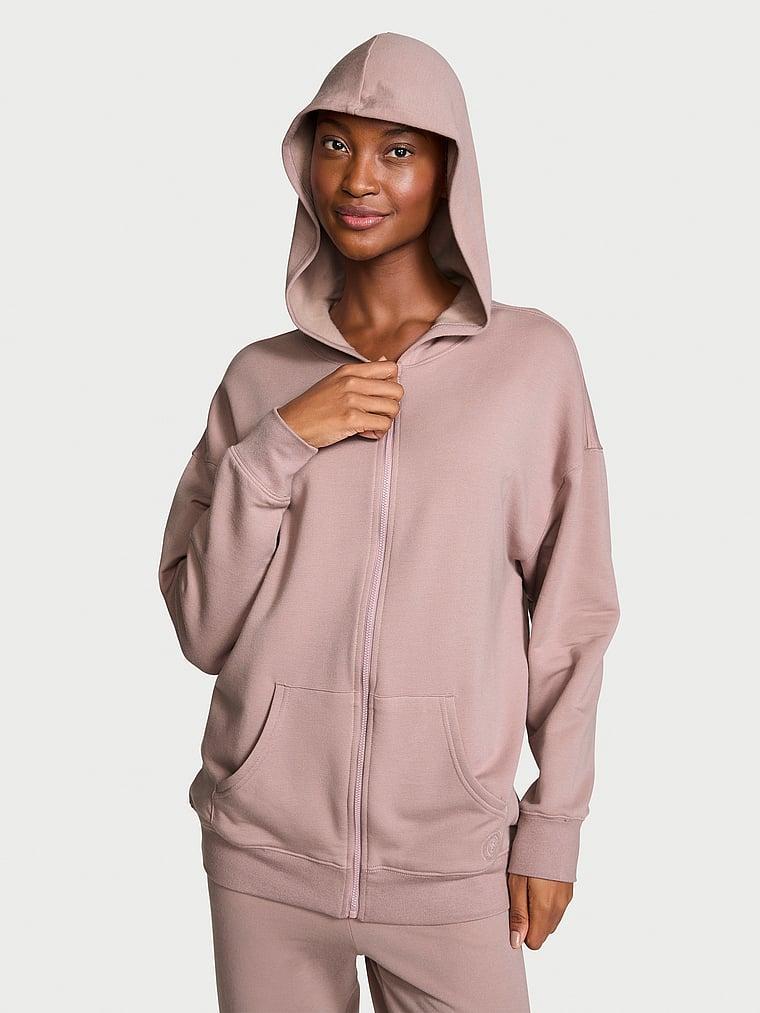 Brushed Modal Fleece Full-Zip Hoodie product image