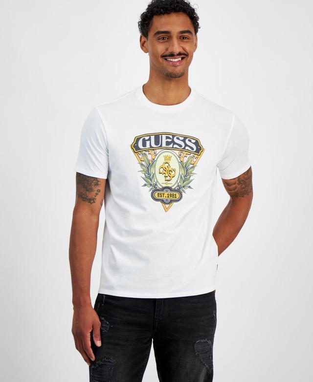 Guess Mens Eco Quatro G Crest Logo Tee Product Image