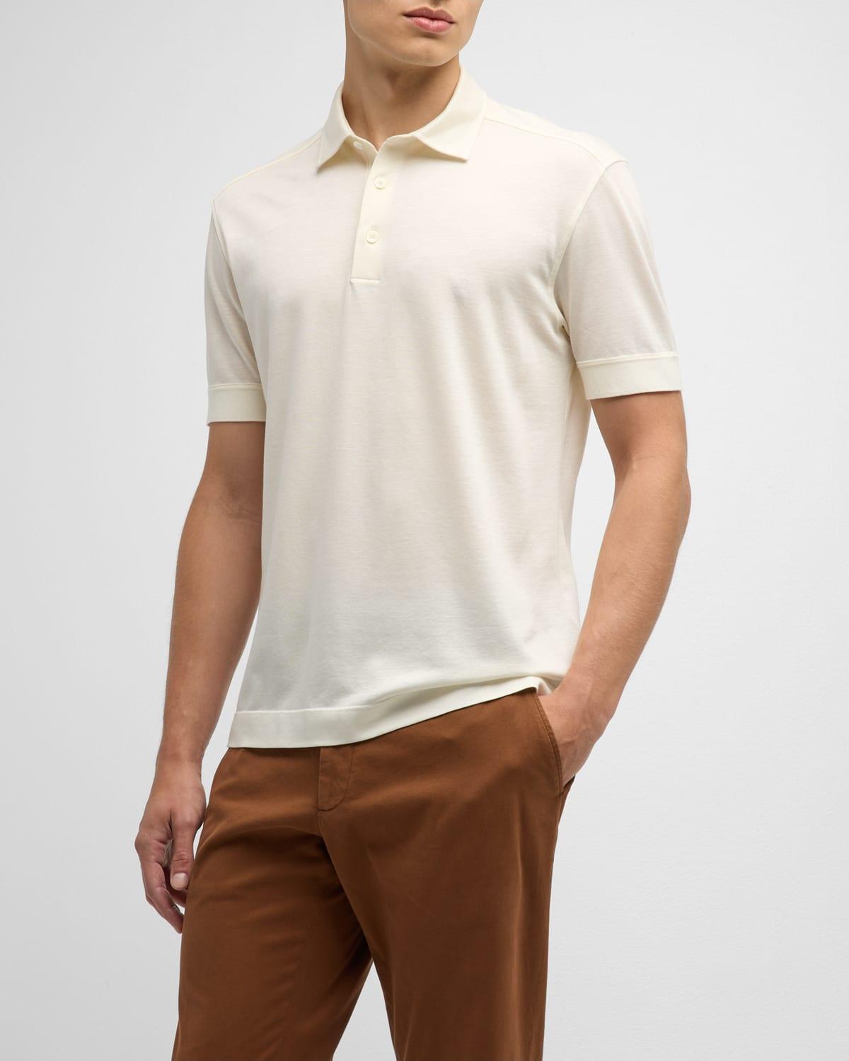 Mens Pique Polo Shirt Product Image