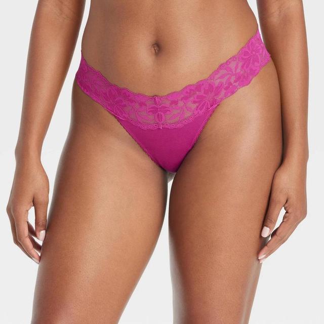 Womens Cotton Comfort Thong - Auden L Product Image