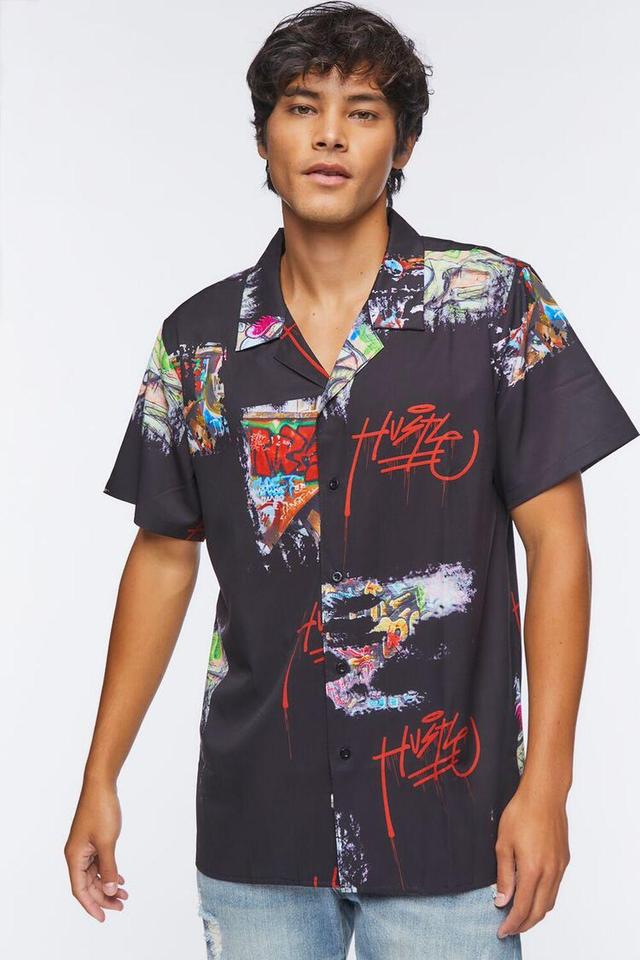 Hustle Graffiti Graphic Shirt | Forever 21 Product Image