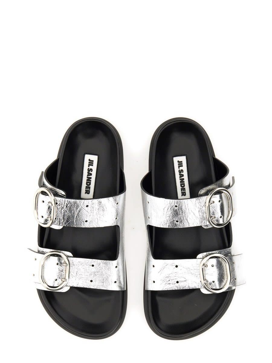 Sandal Shoes In Silver Product Image