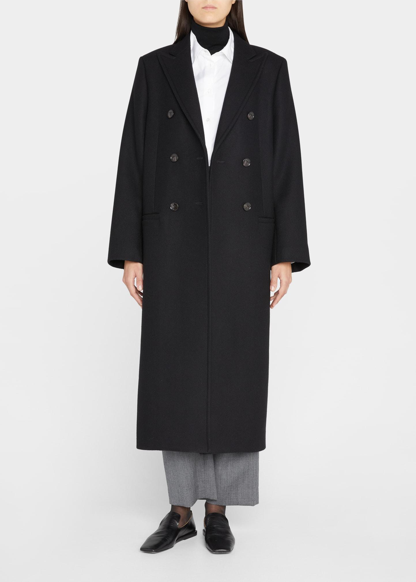 Long Tailored Wool Overcoat Product Image