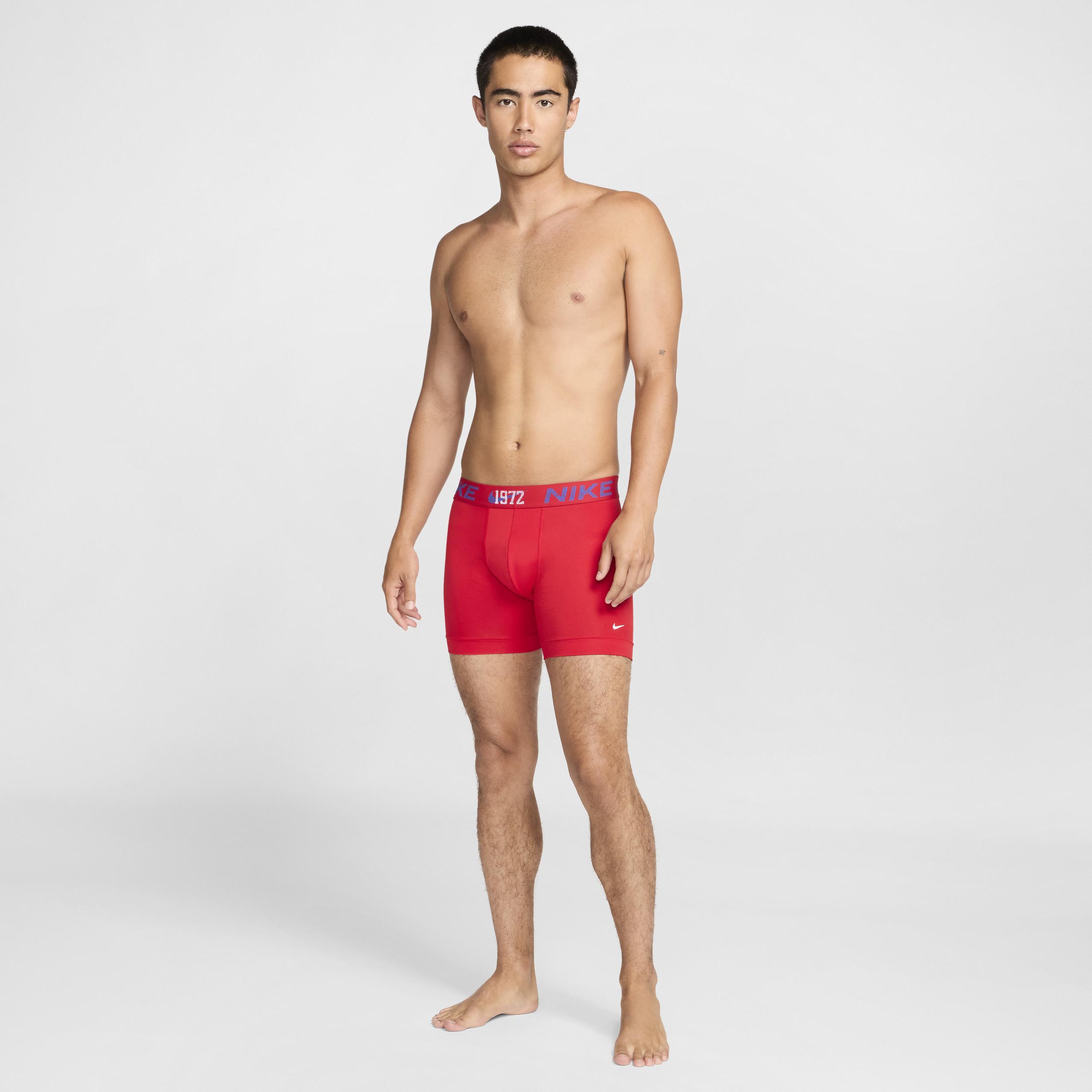 Nike Mens Dri-FIT Essential Micro Boxer Briefs (3-Pack) Product Image