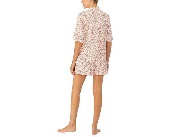 Sanctuary Short Sleeve Notch Boxer PJ Set (Ditsy Floral) Women's Pajama Sets Product Image