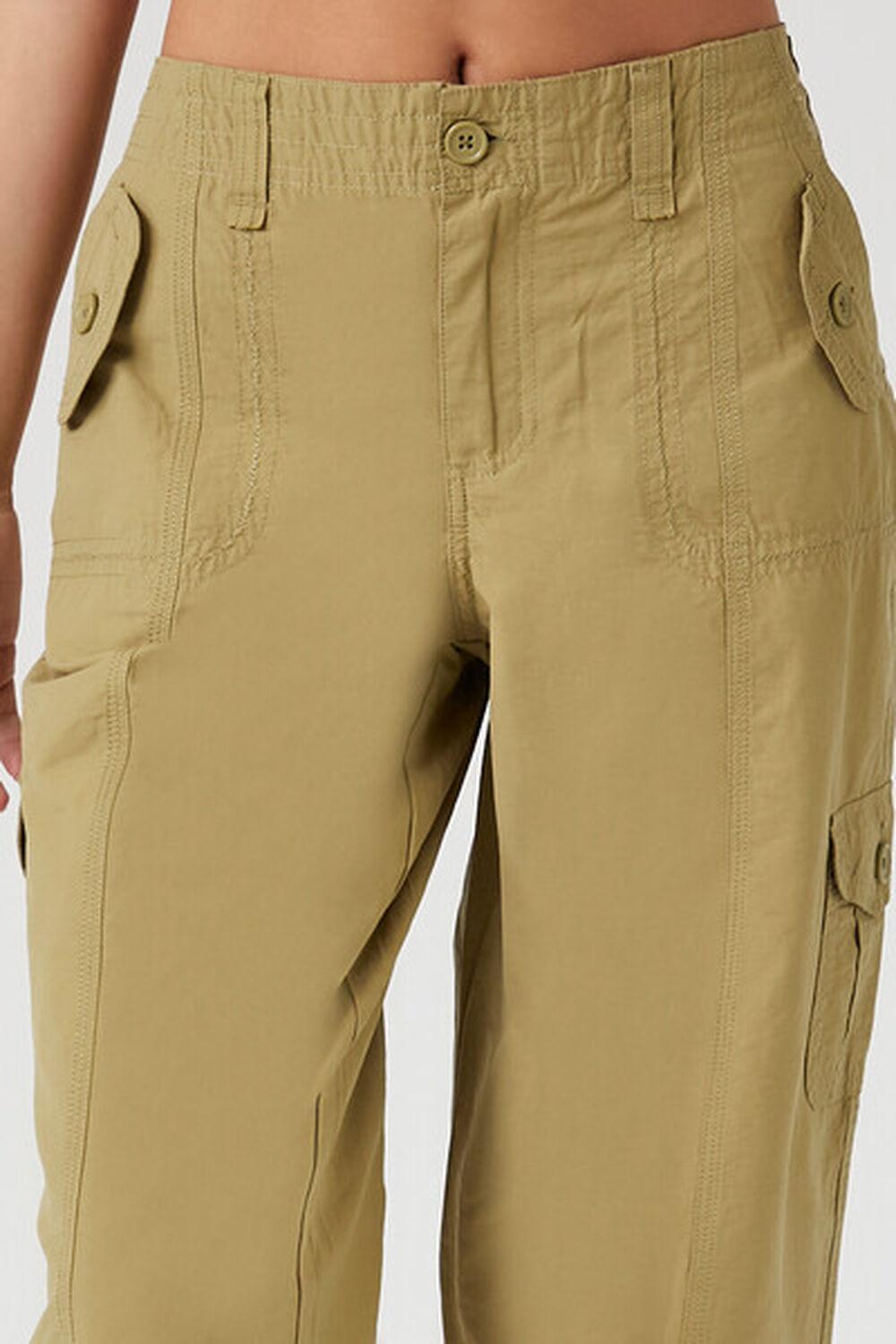 Cuffed High-Rise Joggers | Forever 21 Product Image