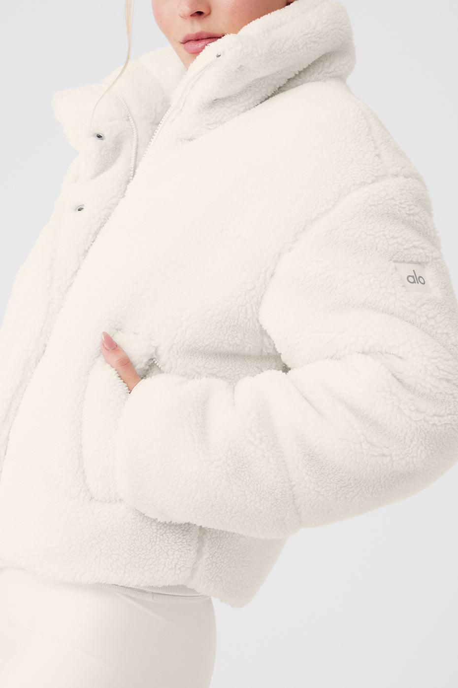 Sherpa Snow Angel Puffer - Ivory Product Image