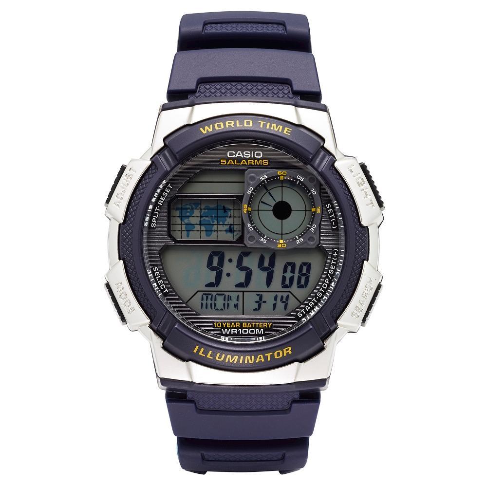 Casio Mens World Time Watch AE1000W-2AVCF) Product Image