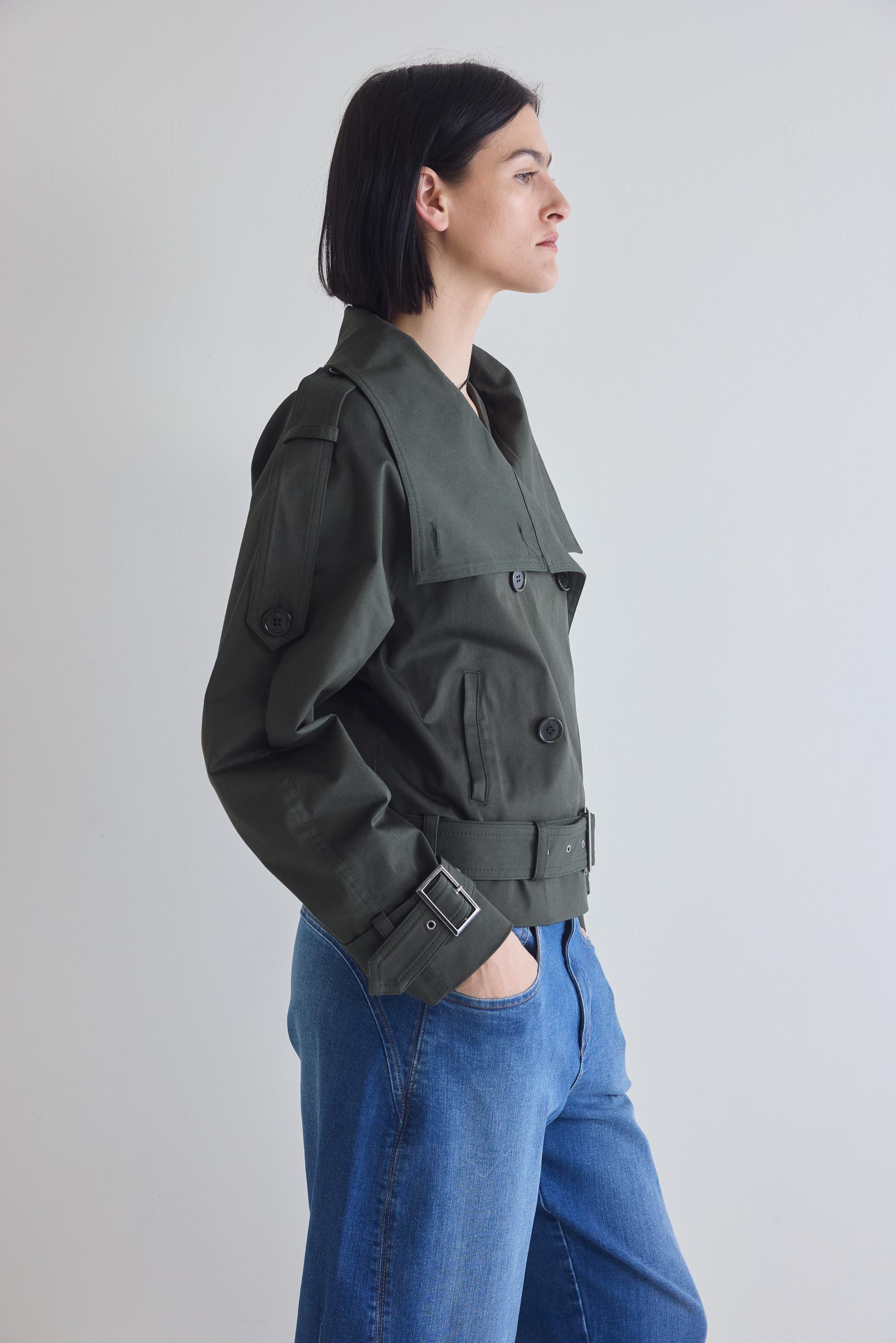 The Cropped Trench Coat Product Image