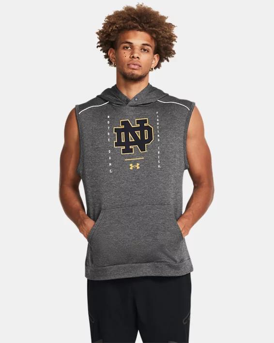 Mens UA Tech Terry Gameday Collegiate Sleeveless Hoodie Product Image