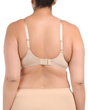 Full Figure Emma Plunge Molded Bra for Women | Spandex Product Image