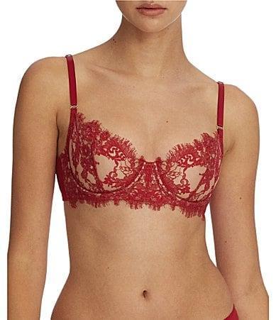 Skarlett Blue Entice Eyelash Lace Unlined Balconette Bra Product Image