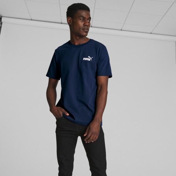 PUMA Essentials No. 1 Logo Men's T-Shirt in Dark Blue Product Image