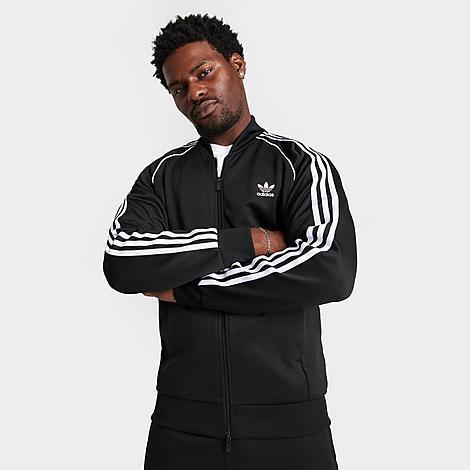 adidas Originals Mens adidas Originals Adicolor Superstar Track Jacket - Mens Black/White Product Image