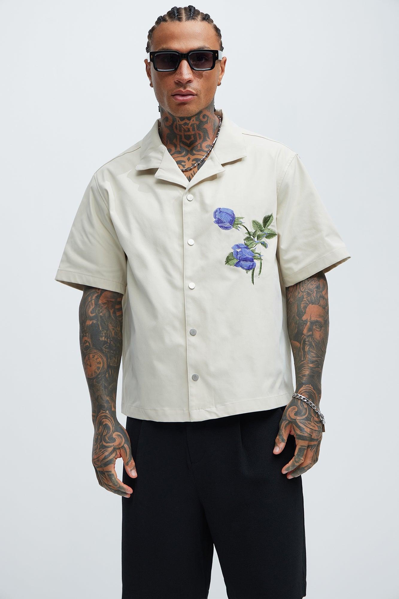 Alban Embroidery Shirt - Off White Product Image