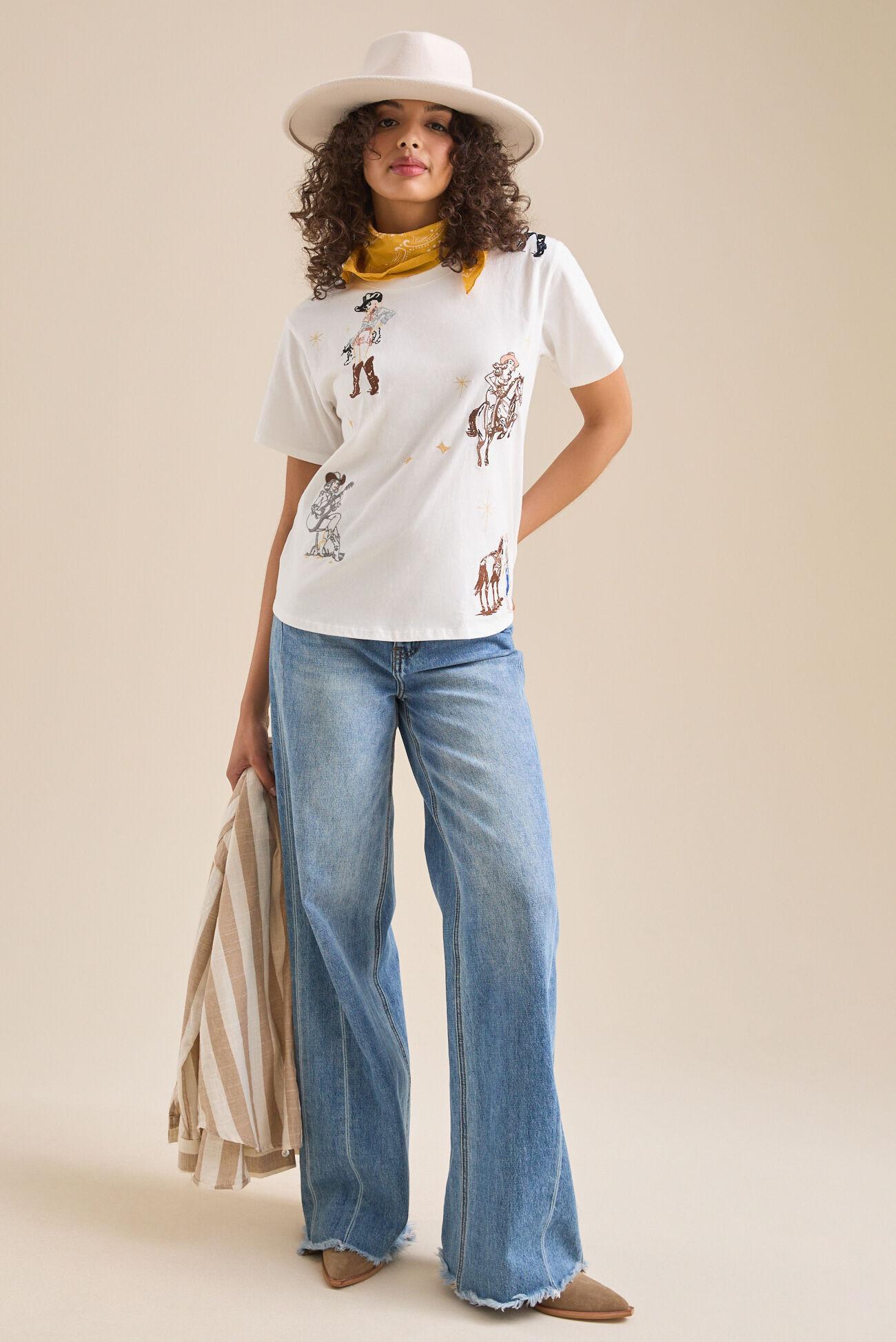 Rosie Embroidered Tee Product Image