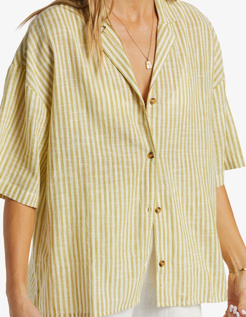 BILLABONG Beach Side Womens Oversized Button Up Shirt Product Image