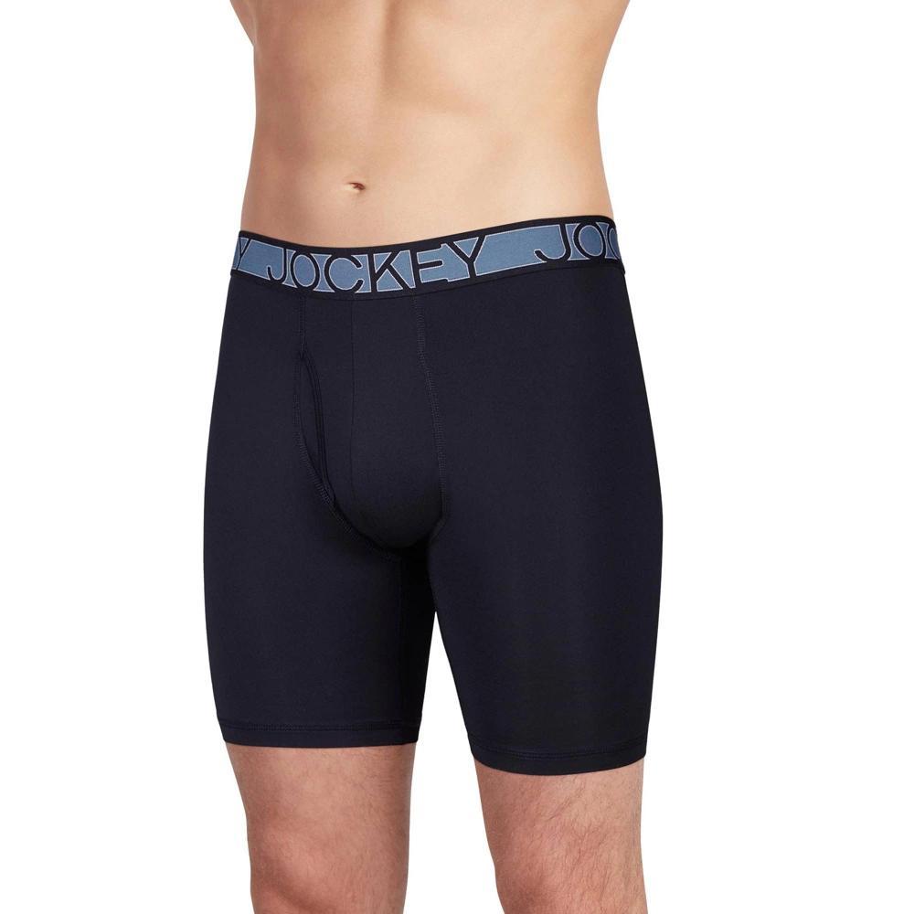 Jockey Men's Big Man Active Microfiber 9" Long Leg Boxer Brief - 2 Pack Product Image