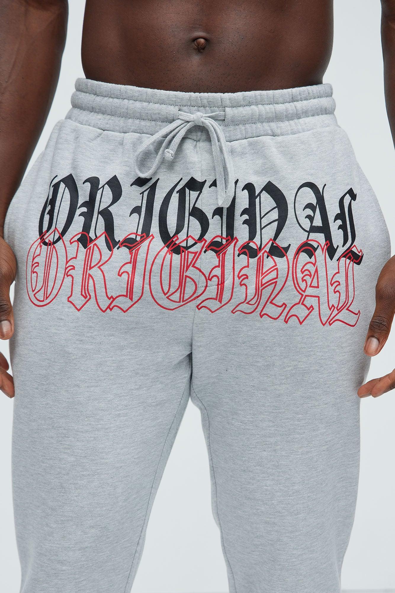 Tyson Original Skinny Flare Sweatpants - Heather Grey Product Image