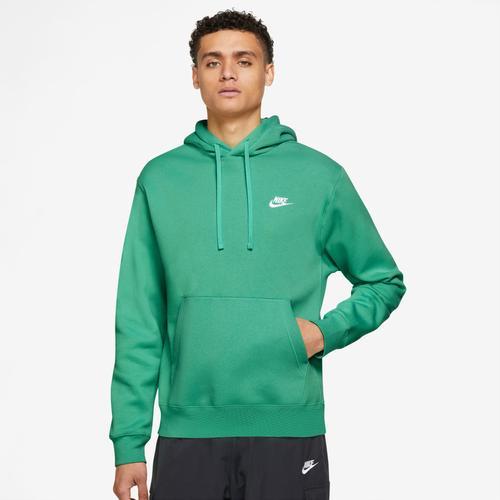 Nike Mens Nike Club Pullover Hoodie - Mens Malachite/White Product Image