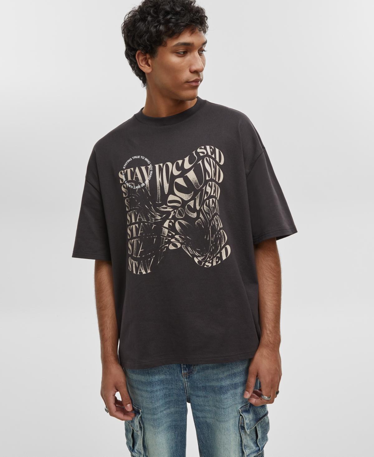 Mode of One Mens Oversized-Fit Graphic T-Shirt, Created for Macys Product Image