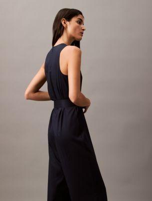 Solid Sleeveless Jumpsuit Product Image