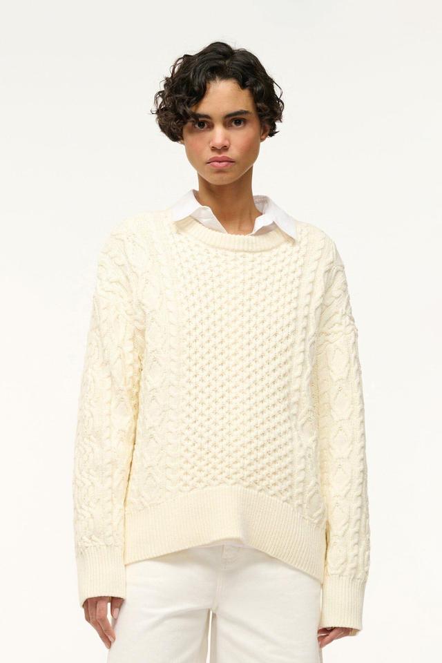 TRACY SWEATER | BUTTERCREAM Product Image