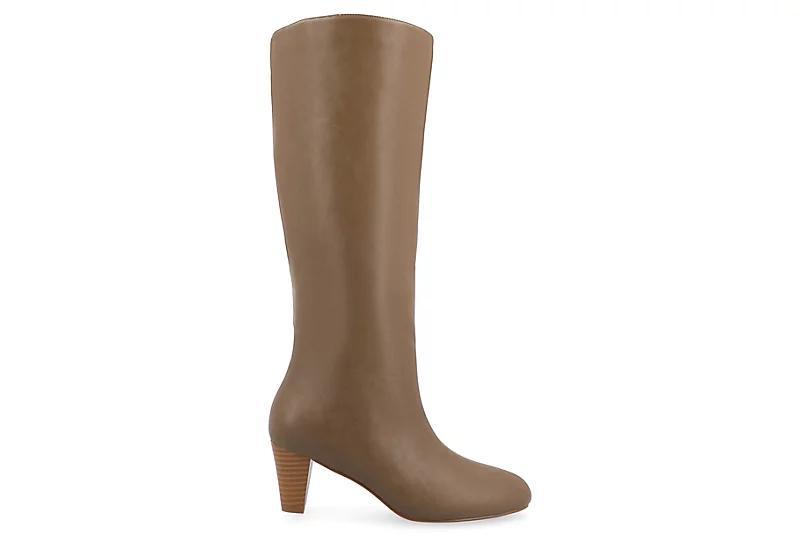 Journee Collection Tru Comfort Foam Womens Jovey Knee High Boots Med Beige Product Image