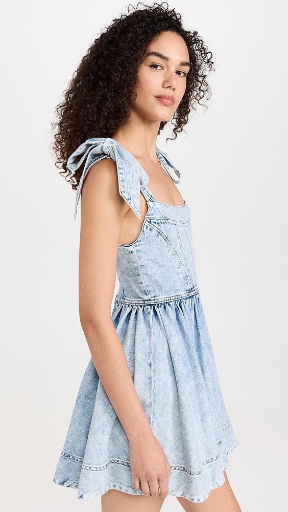 alice + olivia Amina Corset Denim Dress | Shopbop Product Image