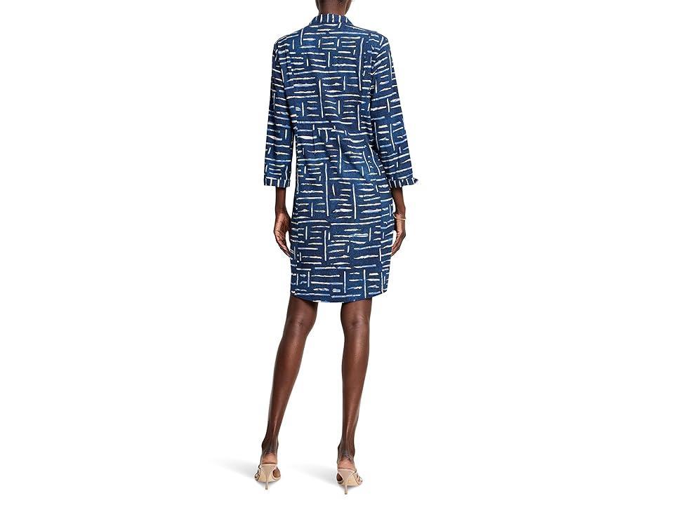 NIC+ZOE Indigo Dash Live In Dress (Indigo Multi) Women's Dress Product Image