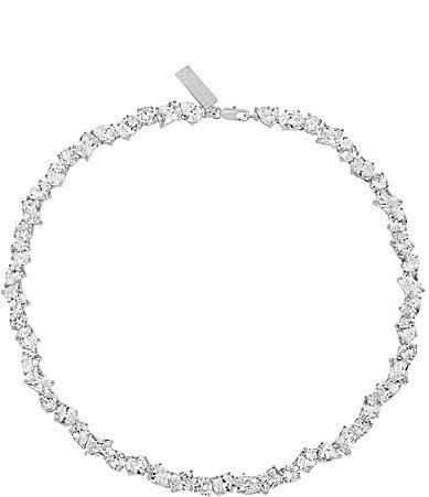 Womens Celeste Starre x Beau Dunn Beverly Hills 18K-White-Gold-Plated & Cubic Zirconia Necklace Product Image