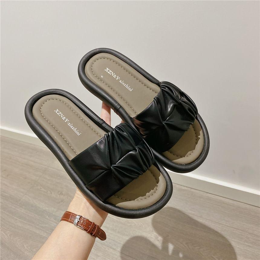 Ruched Slide Sandals product image