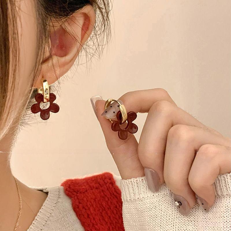 Flower Drop Earring Product Image